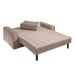 Sofá-Cama Casal 3 Lugares Murilo Linho Bege