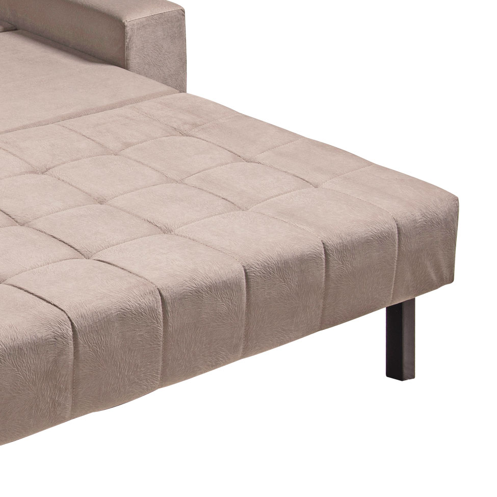 Sofá-Cama Casal 3 Lugares Murilo Linho Bege