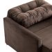 Sofá-Cama Solteiro Murilo Veludo Marrom