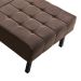 Sofá-Cama Solteiro Murilo Veludo Marrom