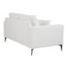 Sofá Unne 2 Lugares com Molas Ensacadas Bouclé Off White 170 cm