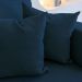 Sofá Unne 2 Lugares com Molas Ensacadas Linho Azul Marinho 170 cm