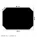 Protetor de Piso Tapete para Cadeira Gamer 1,20x85cm Preto