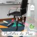 Protetor de Piso para Escritório 1,20x85cm Estampa Triângulo