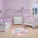TAPETE INFANTIL QUARTO DE CRIANÇA ANTIALÉRGICO EM PVC BALÉ PRINCESA 70cm REDONDO