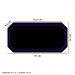 Tapete Mousepad Protetor De Mesa Gamer Borda Roxa - 70x35cm