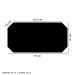 Tapete Mousepad Protetor De Mesa Gamer Preto - 70x35cm