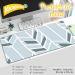 Tapete Protetor de Mesa MousePad em PVC Ecológico 70x35cm Folhas