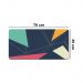 Tapete Protetor de Mesa MousePad em PVC Ecológico 70x35cm Triângulo