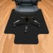 Tapete Protetor de Piso e Cadeira de Rodinhas Poltrona Giratória Gamer Preto 120x85cm