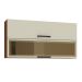 Armário Suspenso com 2 Portas Quebec Nogueira Off White