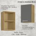 Armario Aereo 1 Porta 40cm 762AM Freijo Gris KTP
