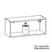 Armario Aereo Basculante 70 cm Line Gris KTP