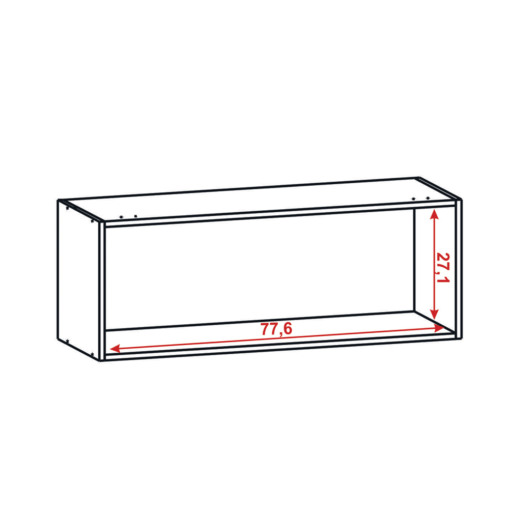 Armario Aereo Basculante 80cm 3013ART Freijo Riscatto Freijo KTP