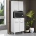 Armario Paneleiro Microondas 2 Portas 2949 193X60cm Gris KTP