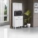 Armario Paneleiro Microondas 2 Portas 2949 193X60cm Gris KTP