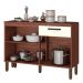Balcão Cozinha 2 Portas e 2 Gavetas York Nogueira Off White