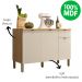 Balcao Com Tampo 120 cm MDF Vert Plus Freijo Soft KTP