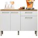 Balcao Com Tampo 120cm 2917 Freijo Supremo KTP