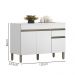Balcao Com Tampo 3 Portas 1 Gaveta 120 cm Line Supremo KTP