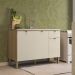 Balcao Para Pia 120 cm MDF Vert Plus Freijo Soft KTP