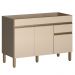 Balcao Para Pia 120cm 3 Portas 2960 Vanilla KTP