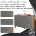 Balcao Para Pia 120cm 3 Portas 2974 Freijo Gris KTP