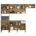 Cozinha 4 Pecas 251 cm MDF Vert Plus Freijo Freijo Soft KTP
