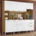 Cozinha Compacta 10P 2G 222 cm Intense Freijo Supremo KTP