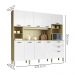 Cozinha Compacta 10P 2G 222 cm Intense Freijo Supremo KTP