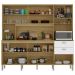Cozinha Compacta 10P 2G 222 cm Intense Freijo Supremo KTP