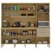 Cozinha Compacta 10P 2G 222 cm Intense Freijo Vanilla KTP