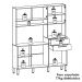 Cozinha Compacta 6P 2G 161 cm Montesa Freijo Gris KTP