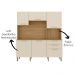 Cozinha Compacta 6P 2G 180 cm Ferrara Freijo Soft KTP