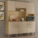 Cozinha Compacta 6P 2G 180 cm Ferrara Freijo Vanilla KTP