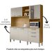 Cozinha Compacta 7P 2G 182 cm Mega Freijo Soft KTP
