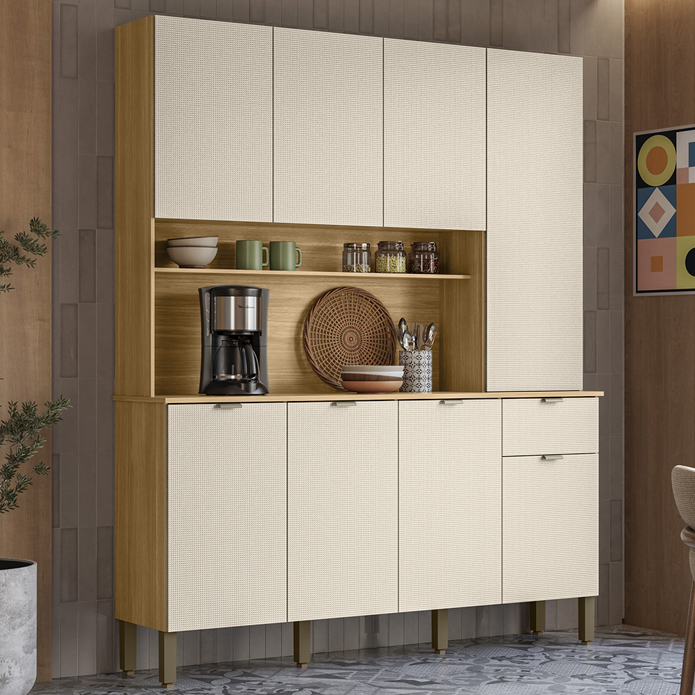 Cozinha Compacta 8P 1G 161 cm Slow Freijo Soft KTP