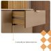 Cozinha Compacta 8P 1G 161 cm Slow Freijo Vanilla Cp Riscatto Freijo KTP