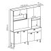 Cozinha Compacta 8P 1G 182 cm Core Freijo Vanilla KTP