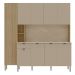 Cozinha Compacta 9P 1G 201 cm Pulse Freijo Vanilla Cp Riscatto Freijo KTP