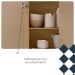 Cozinha Compacta 9P 1G 201 cm Pulse Freijo Vanilla Cp Riscatto Freijo KTP