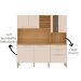 Cozinha Compacta Com Tampo 182 cm Mega Freijo Soft KTP