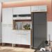 Cozinha Completa Compacta 10 Portas e 2 Gavetas Freijó Supremo Nala Kits Paraná