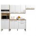 Cozinha Completa Compacta 12 Portas e 1 Gaveta Freijó Supremo Versalhes Kits Paraná