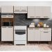 Cozinha Completa Compacta 12 Portas e 1 Gaveta Nogueira Off White Versalhes Kits Paraná
