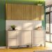 Cozinha Modulada 06 Peças 222cm 3035ART Freijo Vanilla Riscatto Freijo KTP