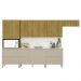 Cozinha Modulada 08 Peças 222cm 3033ART Freijo Vanilla Riscatto Freijo KTP