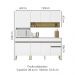 Cozinha Modulada 3 Pecas Line Supremo Cp Freijo KTP