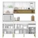Cozinha Modulada 3 Pecas Line Supremo Cp Freijo KTP