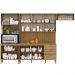 Cozinha Modulada 320cm 10 Portas 2995 Freijo Vanilla Ripado KTP